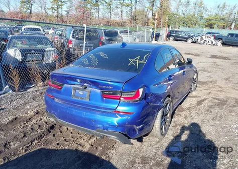 2022 BMW 3 Series M340I xDrive z USA, uszkodzony, nr VIN 3MW5U9J09N8C40199